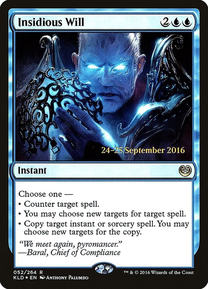 Insidious Will 52 (Prerelease Cards)  - Foil | Good Games Adelaide SA
