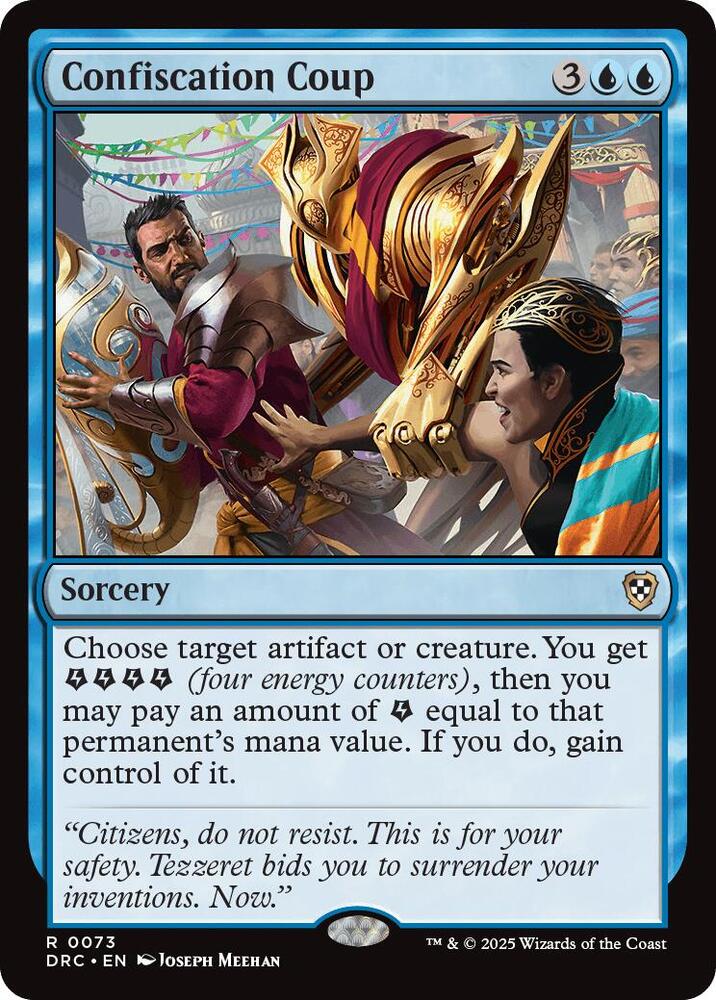 Confiscation Coup 73 (Commander: Aetherdrift)  | Good Games Adelaide SA