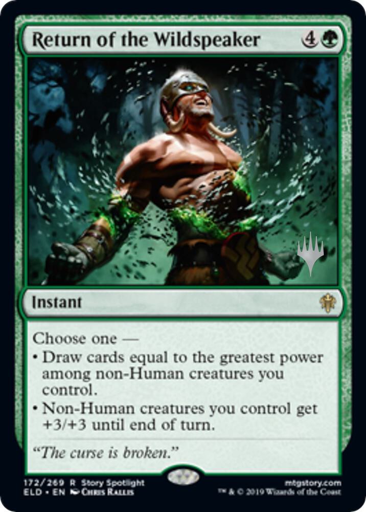 Return of the Wildspeaker 172 (Promo Pack: Throne of Eldraine)  | Good Games Adelaide SA