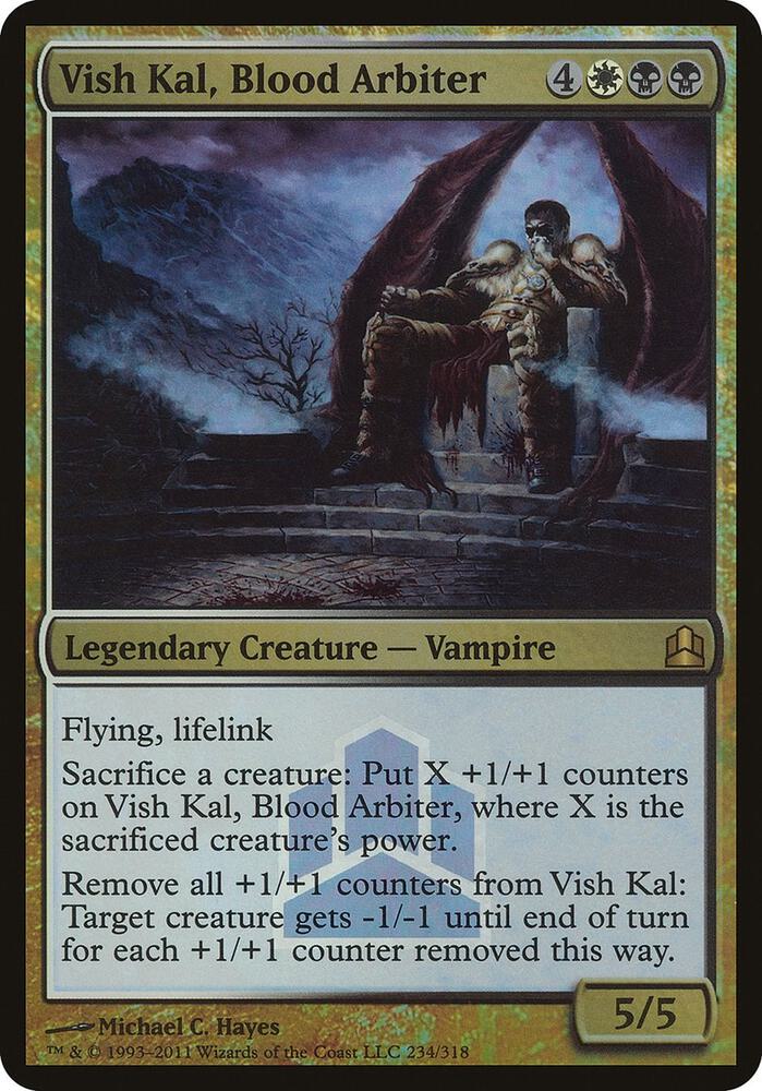 Vish Kal, Blood Arbiter 234 (Oversize Cards)  - Foil | Good Games Adelaide SA