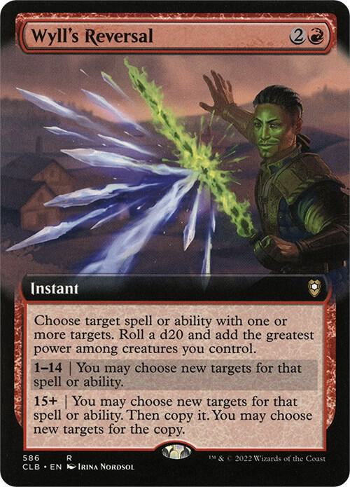 Wylls Reversal Extended Art 586 (Commander Legends: Battle for Baldur's Gate)  - Foil | Good Games Adelaide SA