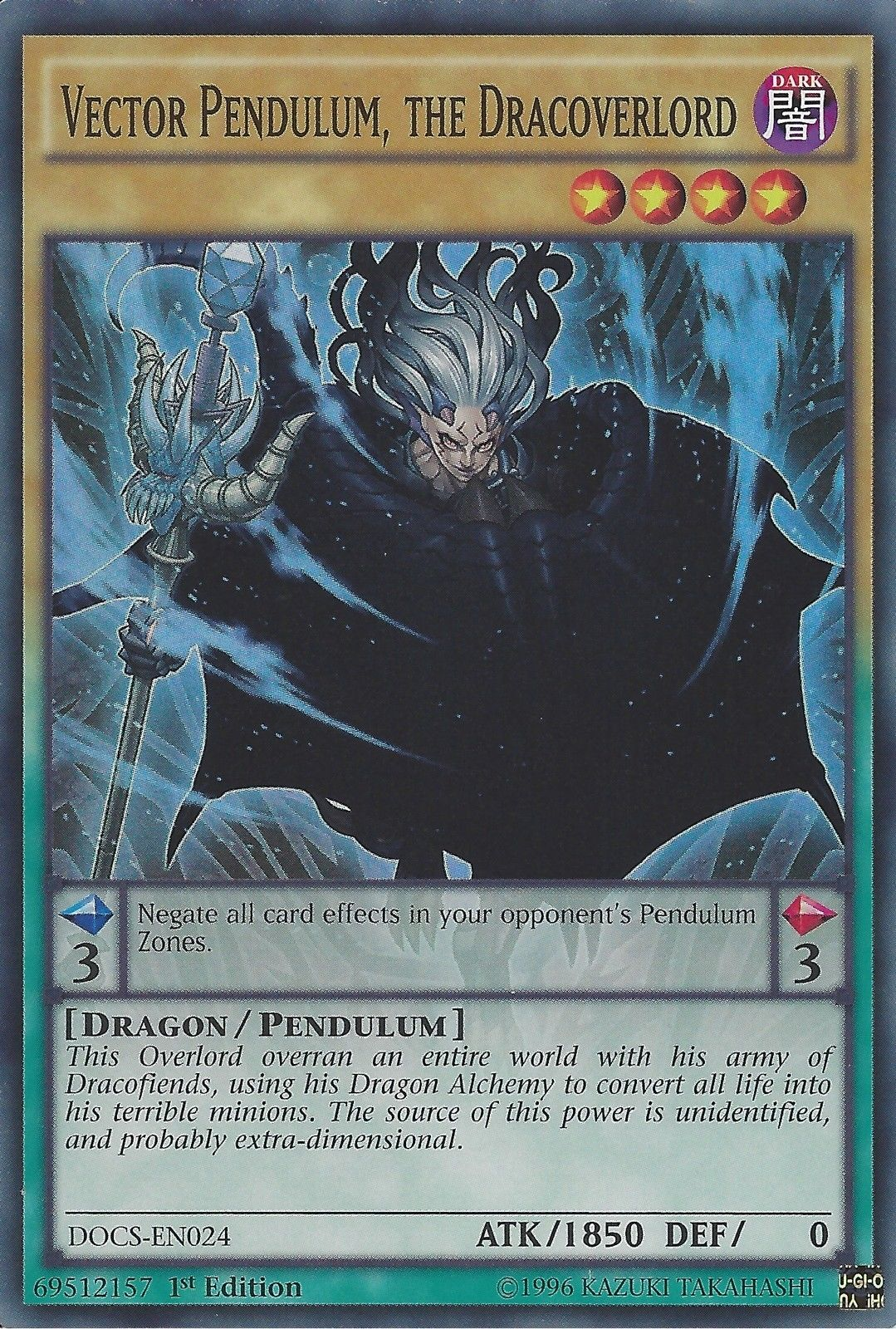 Vector Pendulum, the Dracoverlord [DOCS-EN024] Super Rare | Good Games Adelaide SA