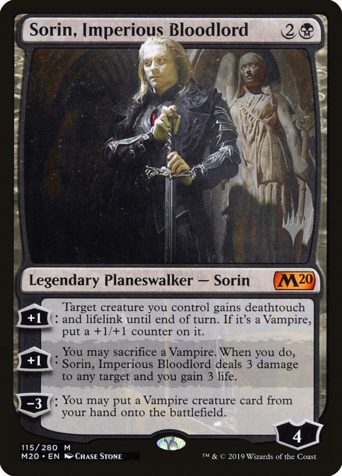 Sorin Imperious Bloodlord 115 (Promo Pack: Core Set 2020)  - Foil | Good Games Adelaide SA