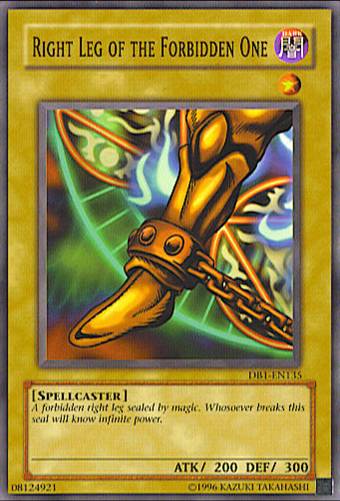 Right Leg of the Forbidden One [DB1-EN135] Common | Good Games Adelaide SA