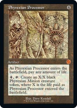 Phyrexian Processor Schematic 102 (The Brothers' War: Retro Frame Artifacts)  | Good Games Adelaide SA