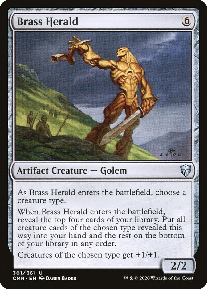 Brass Herald 301 (Commander Legends)  - Foil | Good Games Adelaide SA