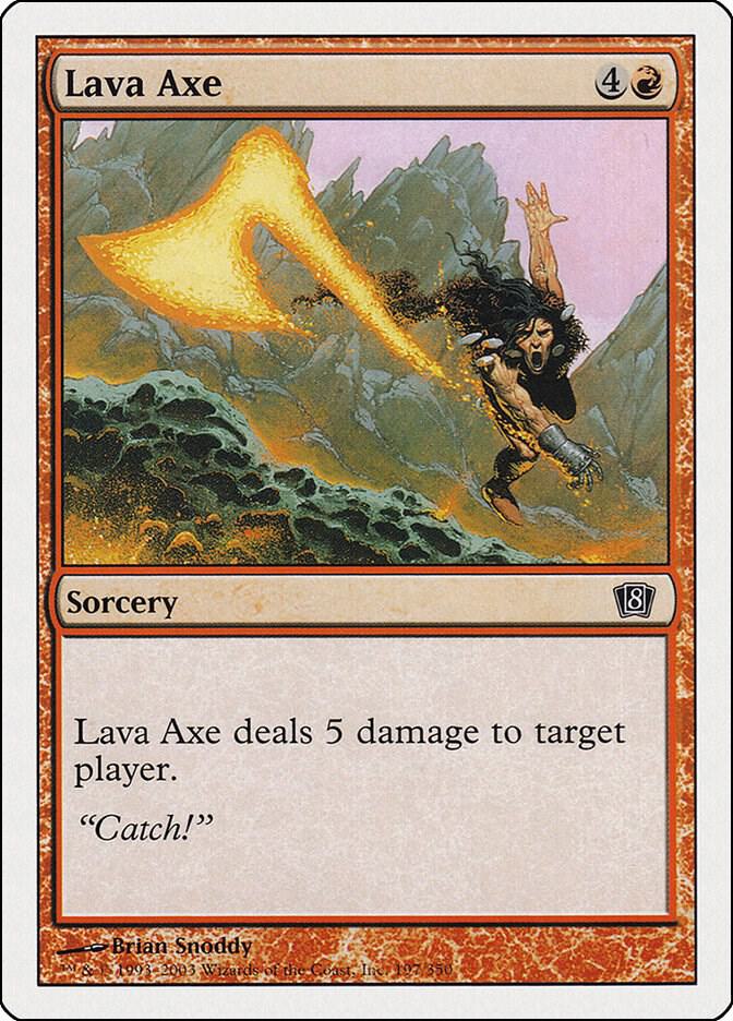 Lava Axe 197 (8th Edition)  - Foil | Good Games Adelaide SA