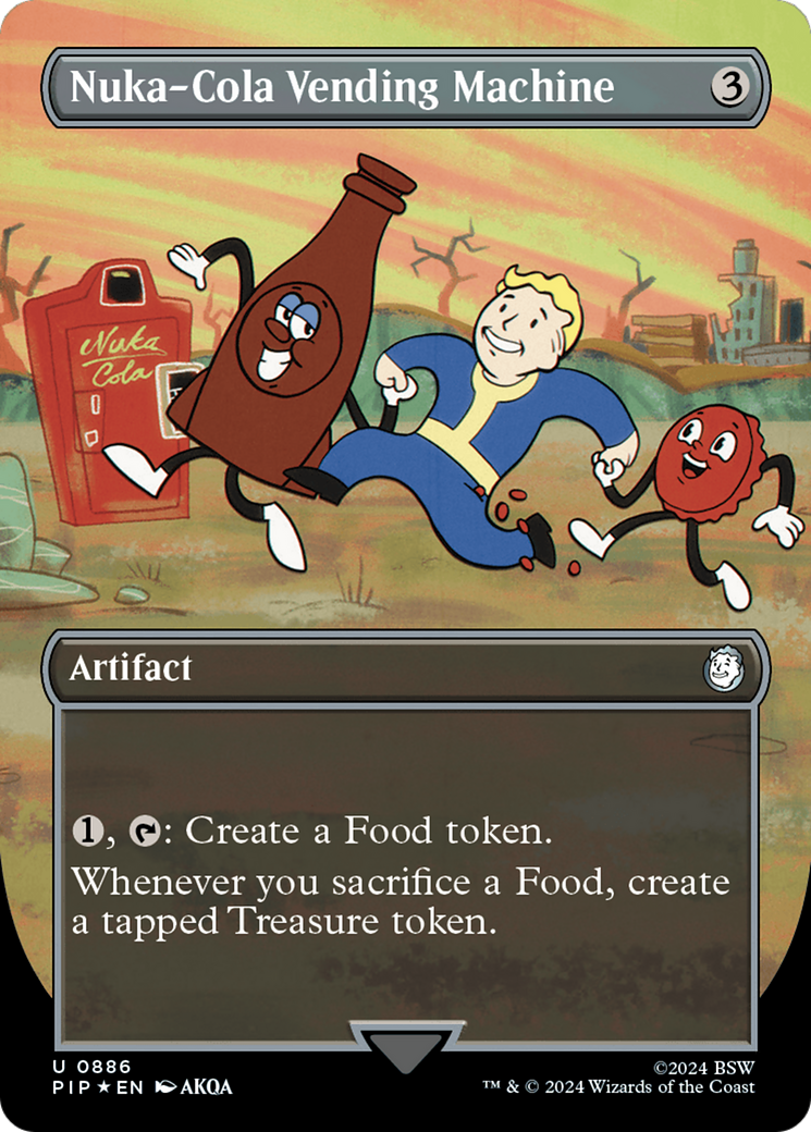 Nuka-Cola Vending Machine (Borderless) (Surge Foil) [Fallout] | Good Games Adelaide SA