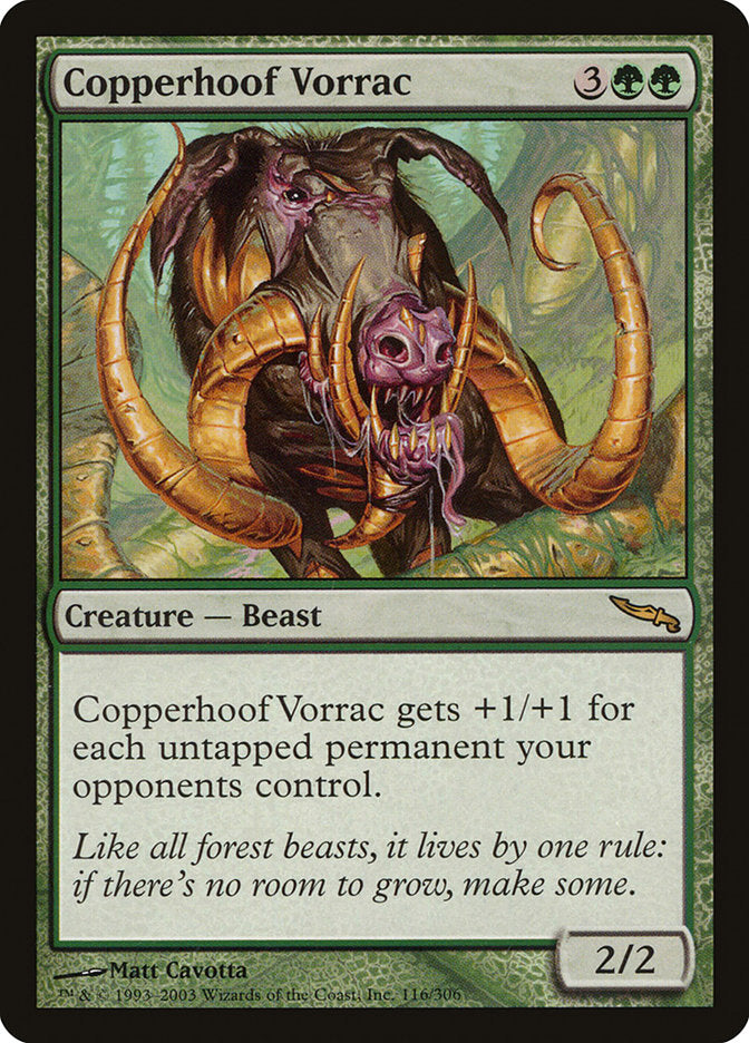 Copperhoof Vorrac [Mirrodin] | Good Games Adelaide SA