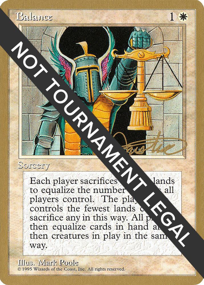 Balance 1996 Mark Justice 4ED  (World Championship Decks)  | Good Games Adelaide SA