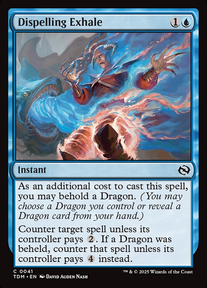 Dispelling Exhale 41 (Tarkir: Dragonstorm)  - Foil | Good Games Adelaide SA