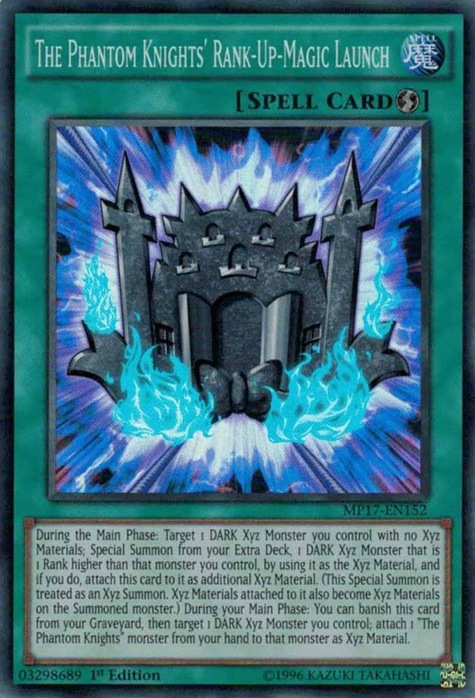 The Phantom Knights' Rank-Up-Magic Launch [MP17-EN152] Super Rare | Good Games Adelaide SA