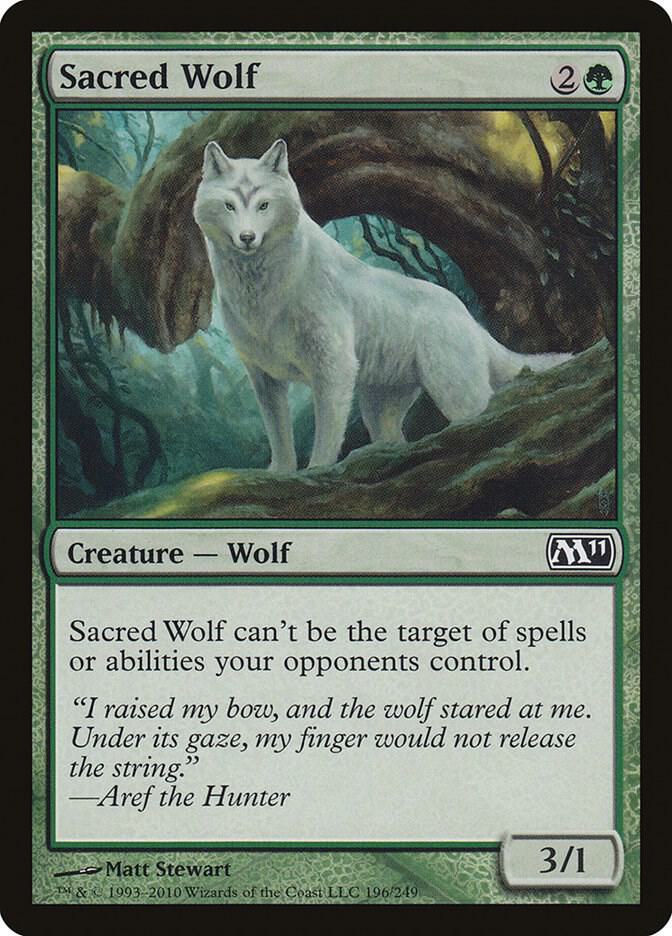 Sacred Wolf 196 (Magic 2011 (M11))  | Good Games Adelaide SA