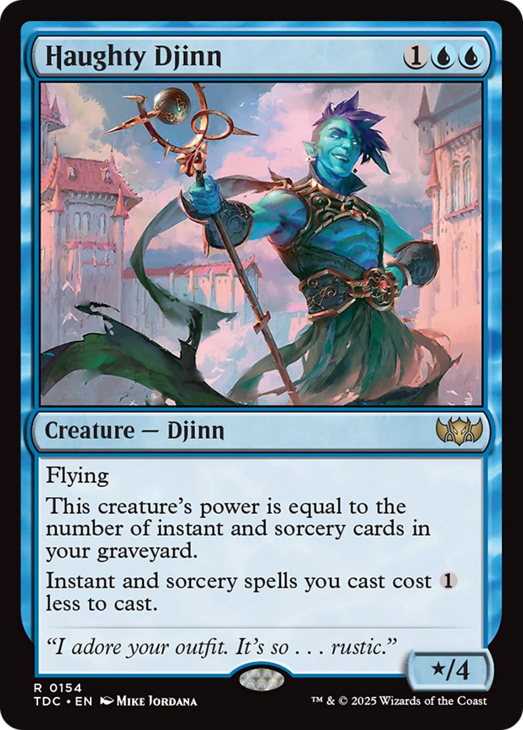 Haughty Djinn [Tarkir: Dragonstorm Commander] | Good Games Adelaide SA