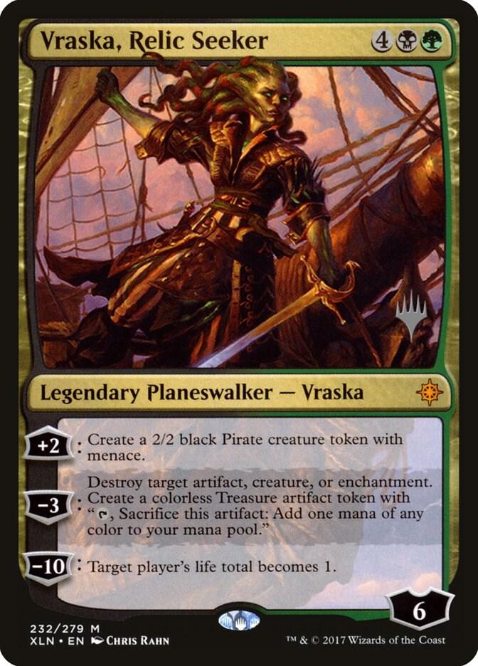 Vraska Relic Seeker 232 (Promo Pack: Core Set 2020)  - Foil | Good Games Adelaide SA