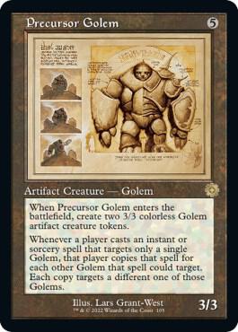 Precursor Golem Schematic 105 (The Brothers' War: Retro Frame Artifacts)  | Good Games Adelaide SA