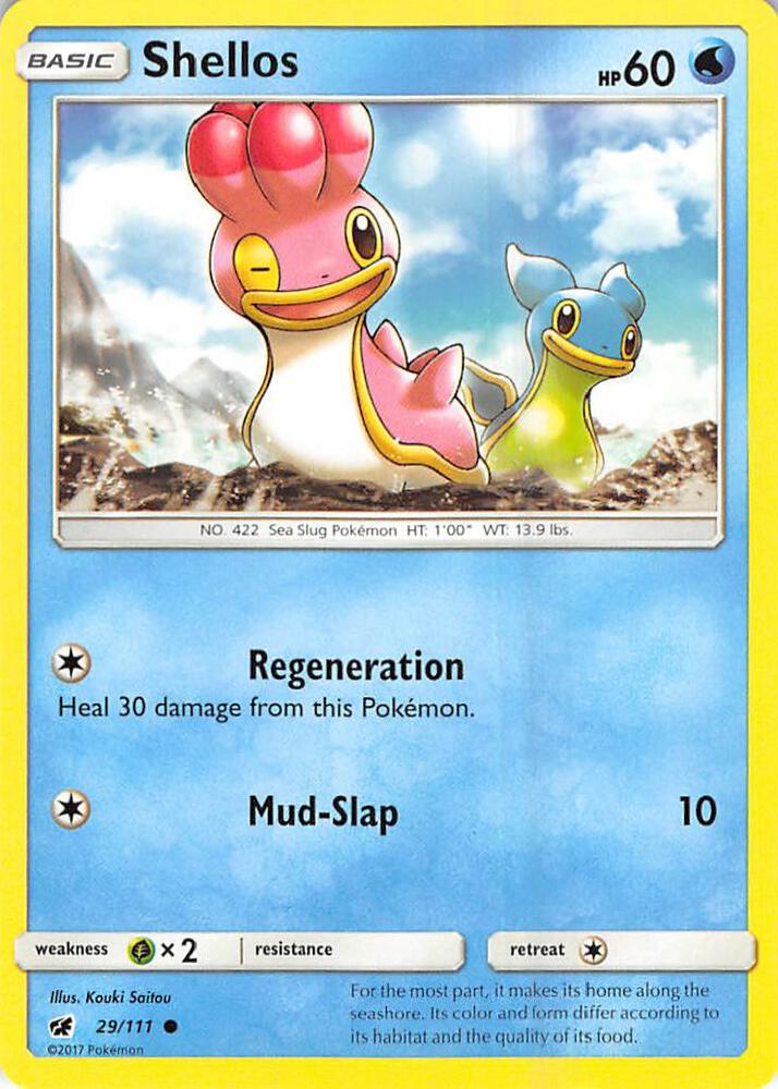 Shellos 29/111 (SM - Crimson Invasion)  | Good Games Adelaide SA