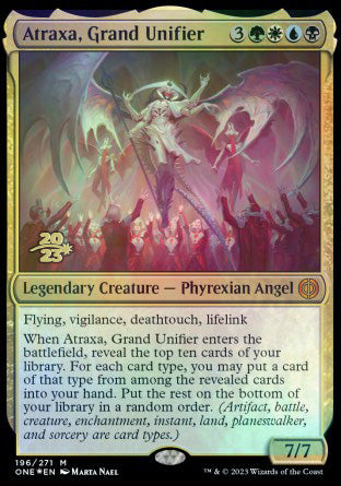 Atraxa, Grand Unifier [Phyrexia: All Will Be One Prerelease Promos] | Good Games Adelaide SA