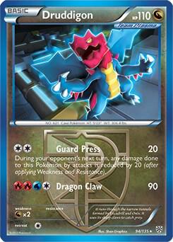 Druddigon 94 135 BW Plasma Storm 094/135 (Deck Exclusives)  - Holofoil | Good Games Adelaide SA