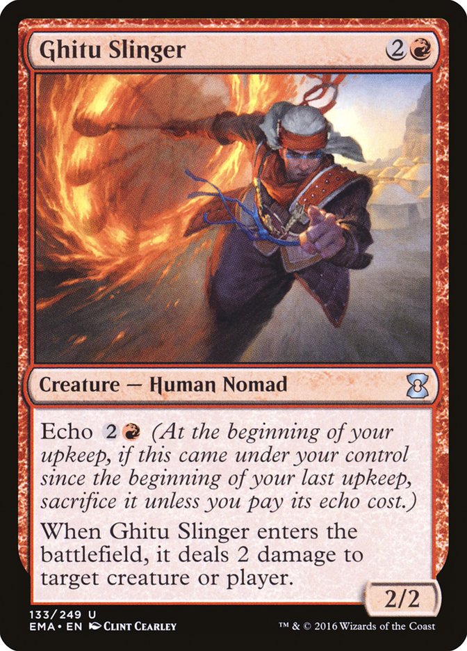 Ghitu Slinger 133 (Eternal Masters)  - Foil | Good Games Adelaide SA