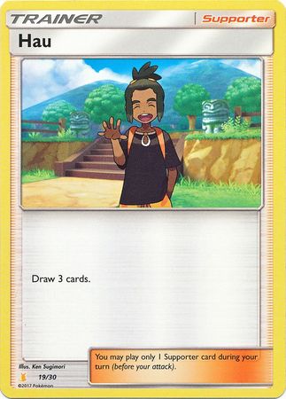 Hau (19/30) [Sun & Moon: Trainer Kit - Alolan Raichu] | Good Games Adelaide SA