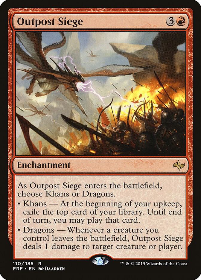 Outpost Siege 110 (Fate Reforged)  - Foil | Good Games Adelaide SA