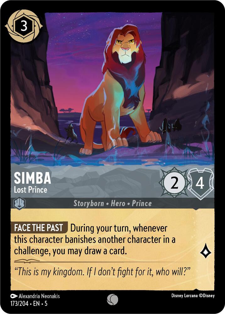 Simba Lost Prince 173/204 (Shimmering Skies)  | Good Games Adelaide SA