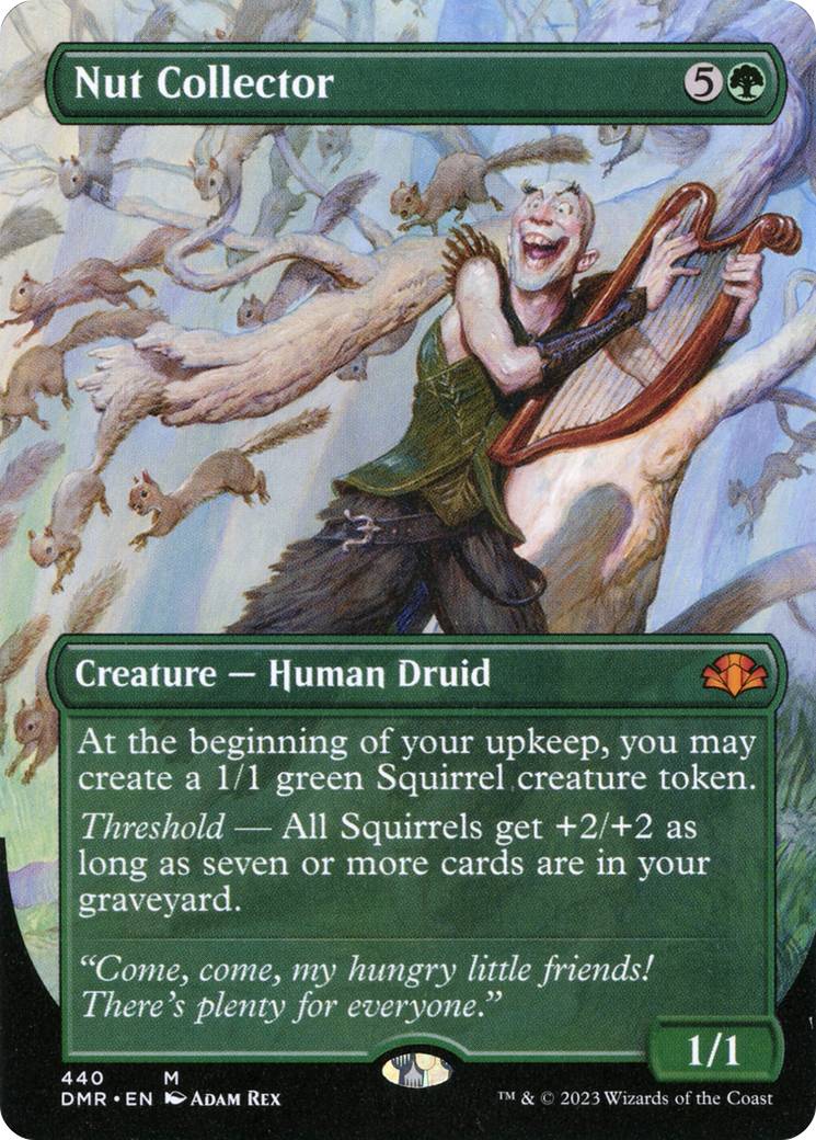 Nut Collector (Borderless Alternate Art) [Dominaria Remastered] | Good Games Adelaide SA