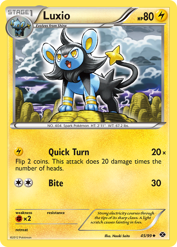 Luxio (45/99) [Black & White: Next Destinies] | Good Games Adelaide SA