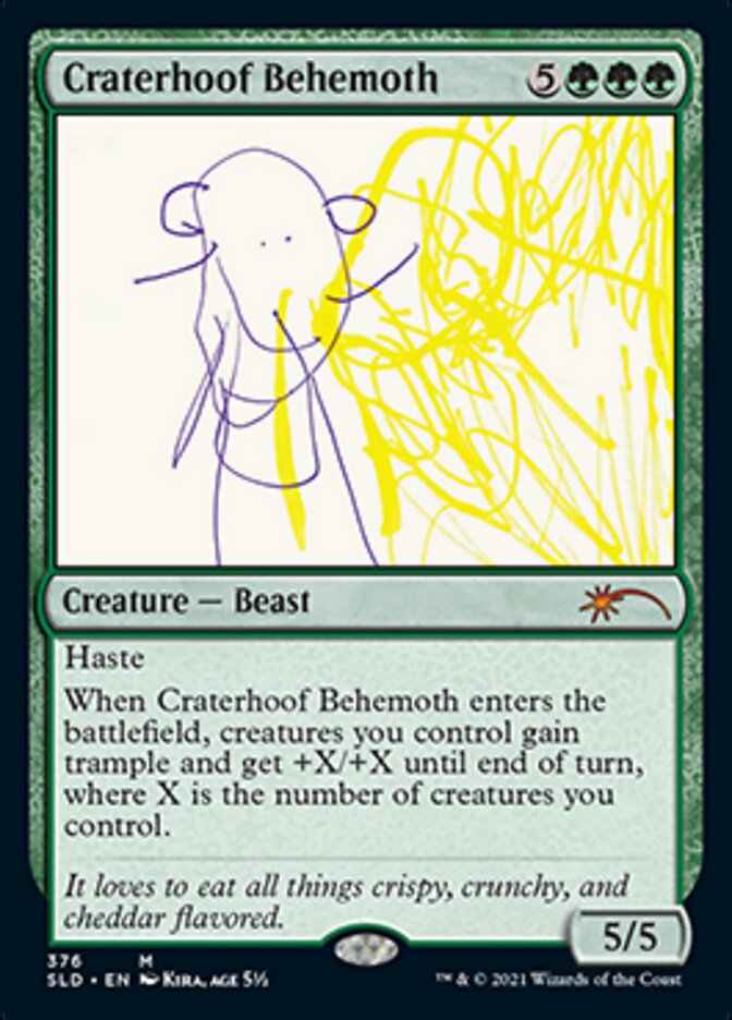 Craterhoof Behemoth (376) [Secret Lair Drop Series] | Good Games Adelaide SA