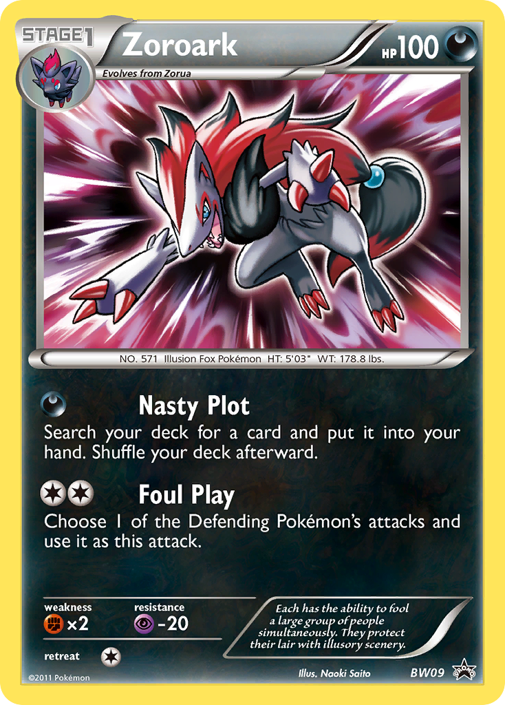Zoroark (BW09) [Black & White: Black Star Promos] | Good Games Adelaide SA