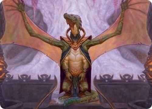 Kheru Goldkeeper Art Card 36 54 36 (Art Series: Tarkir: Dragonstorm)  | Good Games Adelaide SA
