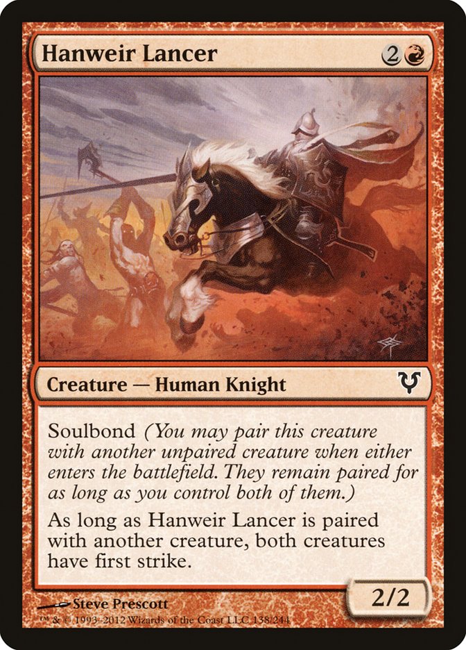 Hanweir Lancer [Avacyn Restored] | Good Games Adelaide SA
