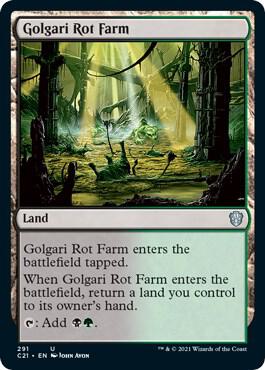 Golgari Rot Farm 291 (Commander 2021)  | Good Games Adelaide SA