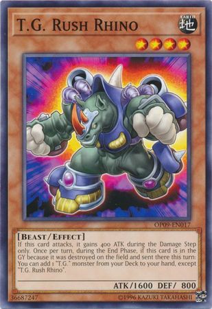 T.G. Rush Rhino [OP09-EN017] Common | Good Games Adelaide SA