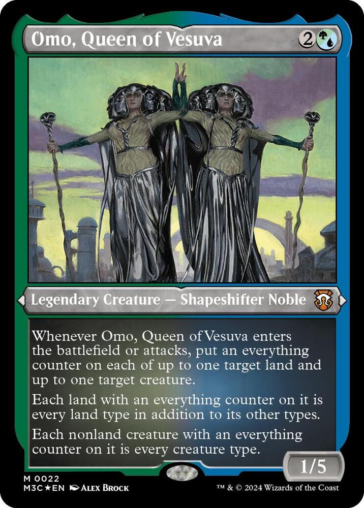 Omo, Queen of Vesuva 22 (Commander: Modern Horizons 3)  - Foil | Good Games Adelaide SA