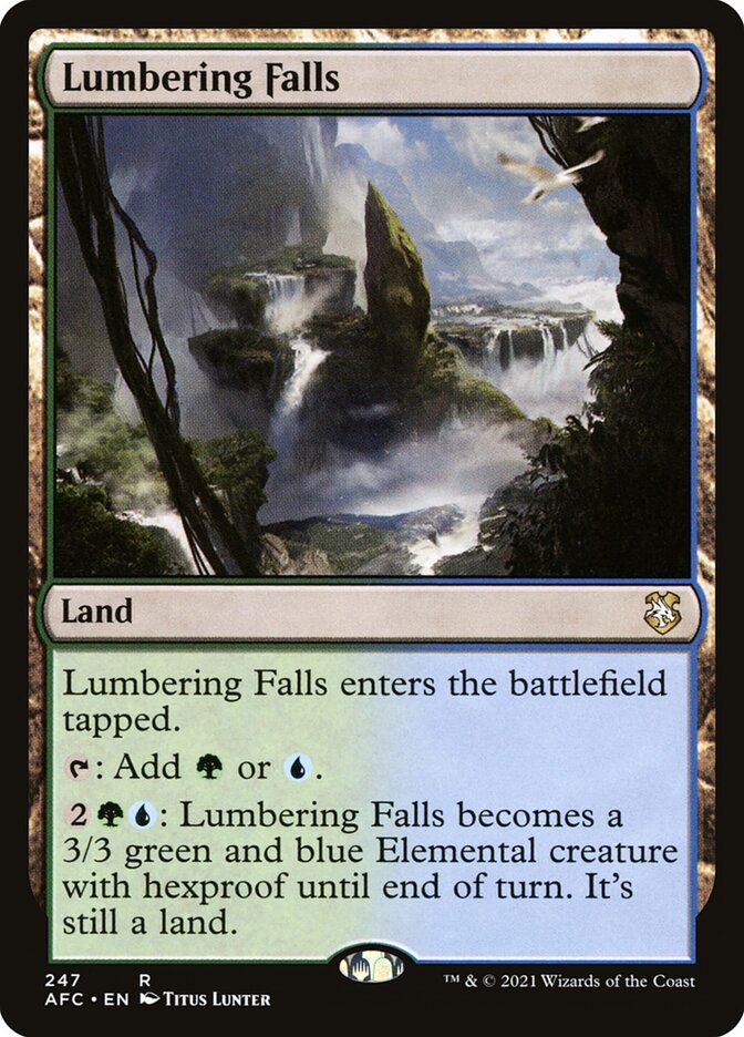 Lumbering Falls 247 (Commander: Adventures in the Forgotten Realms)  | Good Games Adelaide SA