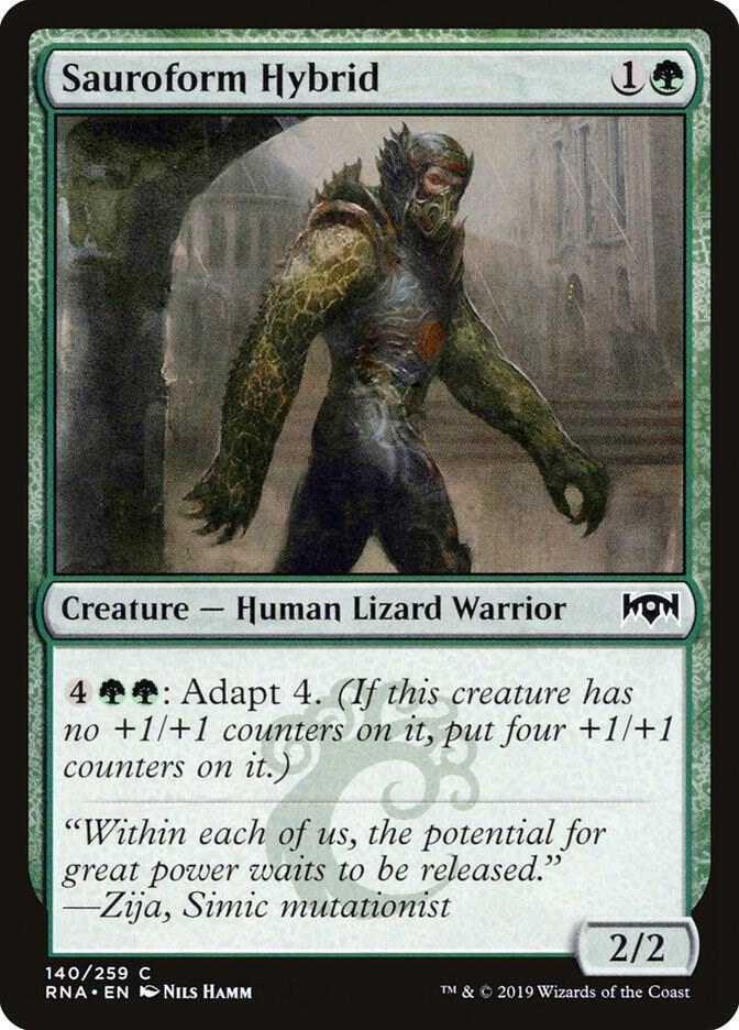 Sauroform Hybrid 140 (Ravnica Allegiance)  - Foil | Good Games Adelaide SA