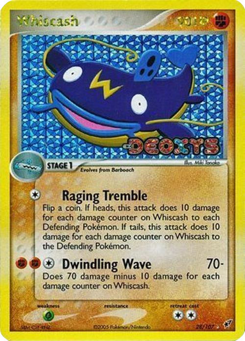 Whiscash (28/107) (Stamped) [EX: Deoxys] | Good Games Adelaide SA
