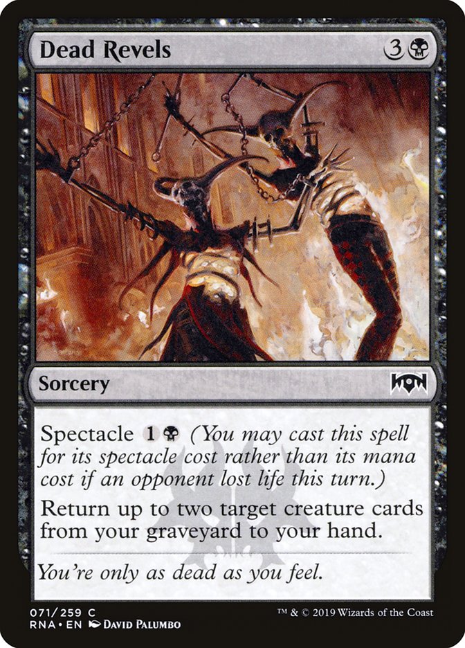 Dead Revels 71 (Ravnica Allegiance)  - Foil | Good Games Adelaide SA