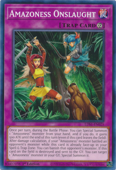 Amazoness Onslaught [LDS1-EN025] Common | Good Games Adelaide SA