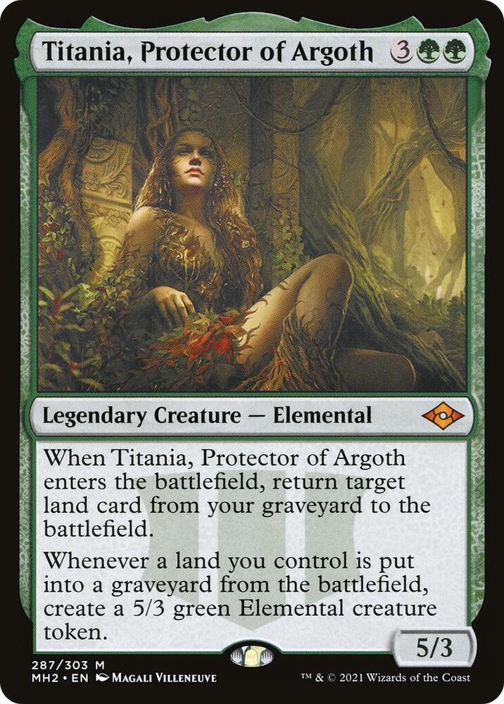 Titania Protector of Argoth 287 (Modern Horizons 2)  - Foil | Good Games Adelaide SA