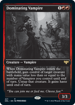 Dominating Vampire [Innistrad: Double Feature] | Good Games Adelaide SA