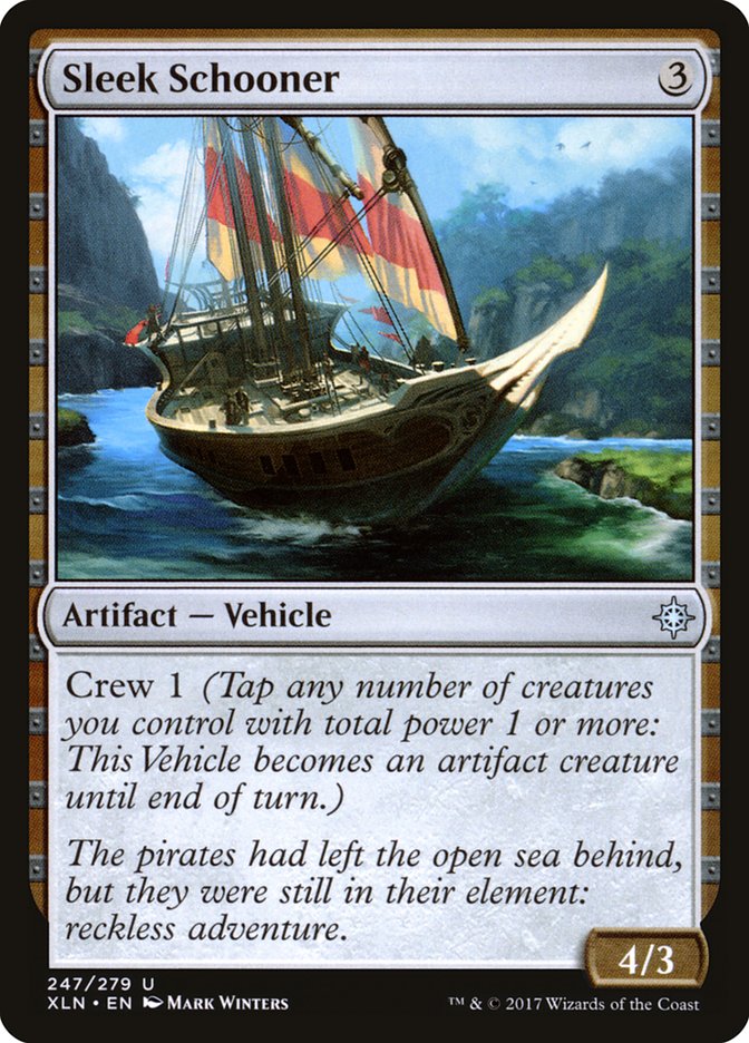 Sleek Schooner 247 (Ixalan)  - Foil | Good Games Adelaide SA