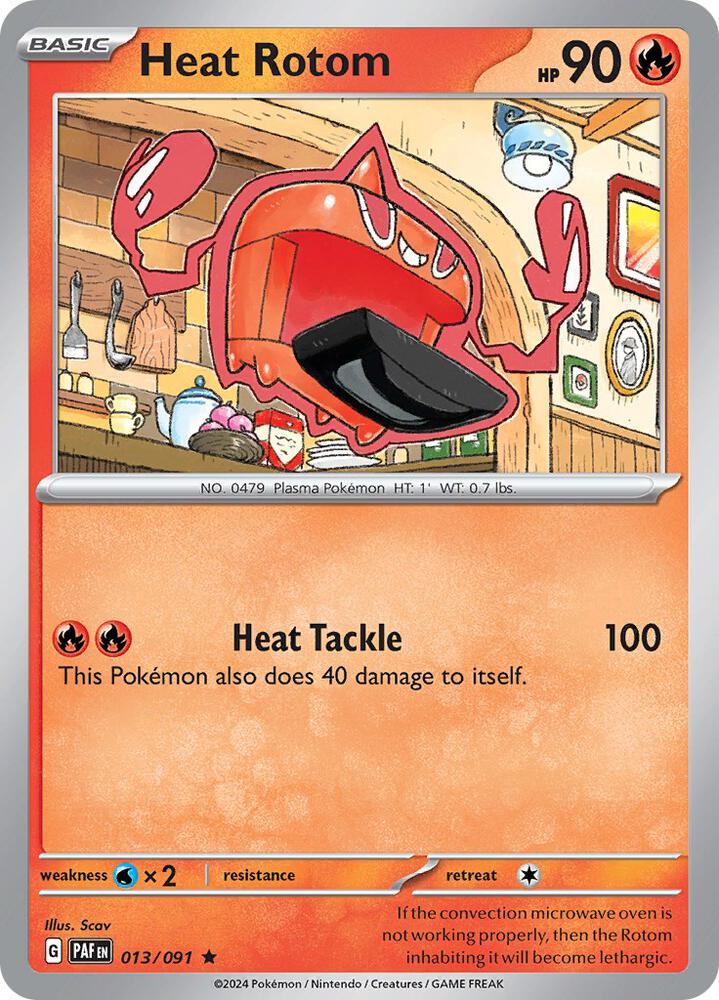 Heat Rotom 013/091 (SV: Paldean Fates)  - Holofoil | Good Games Adelaide SA