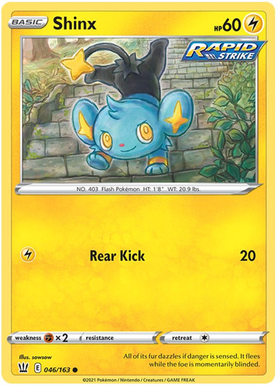 Shinx (046/163) [Sword & Shield: Battle Styles] | Good Games Adelaide SA