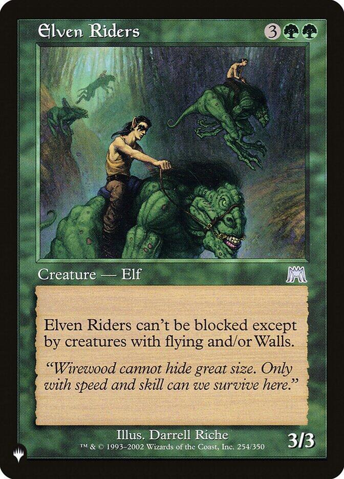 Elven Riders 254/350 (The List Reprints)  | Good Games Adelaide SA