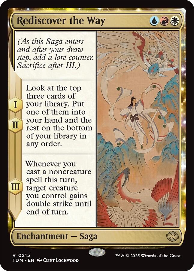 Rediscover the Way 215 (Promo Pack: Tarkir: Dragonstorm)  - Foil | Good Games Adelaide SA