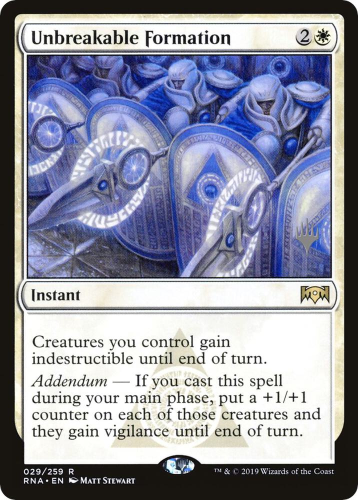 Unbreakable Formation 29 (Promo Pack: Zendikar Rising)  | Good Games Adelaide SA