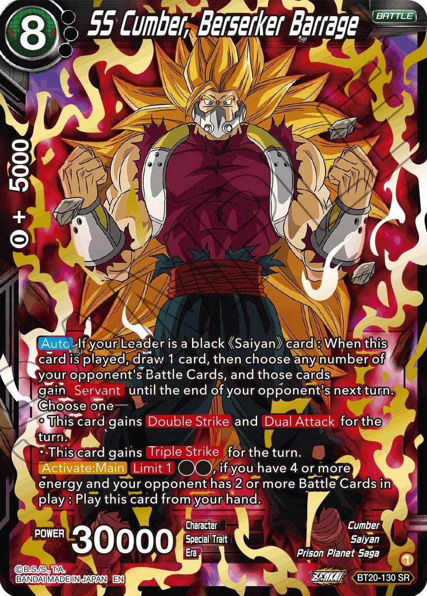SS Cumber, Berserker Barrage (BT20-130) [Power Absorbed] | Good Games Adelaide SA